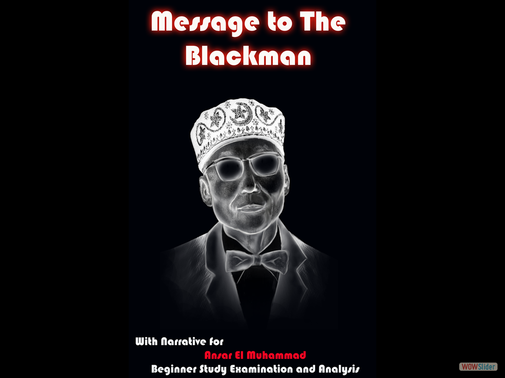 Message to The Blackman Cover